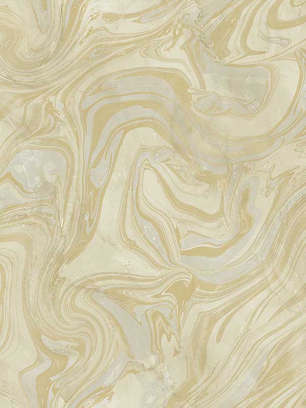 Scalamandre WMAST050910 Petra Custard Wallpaper