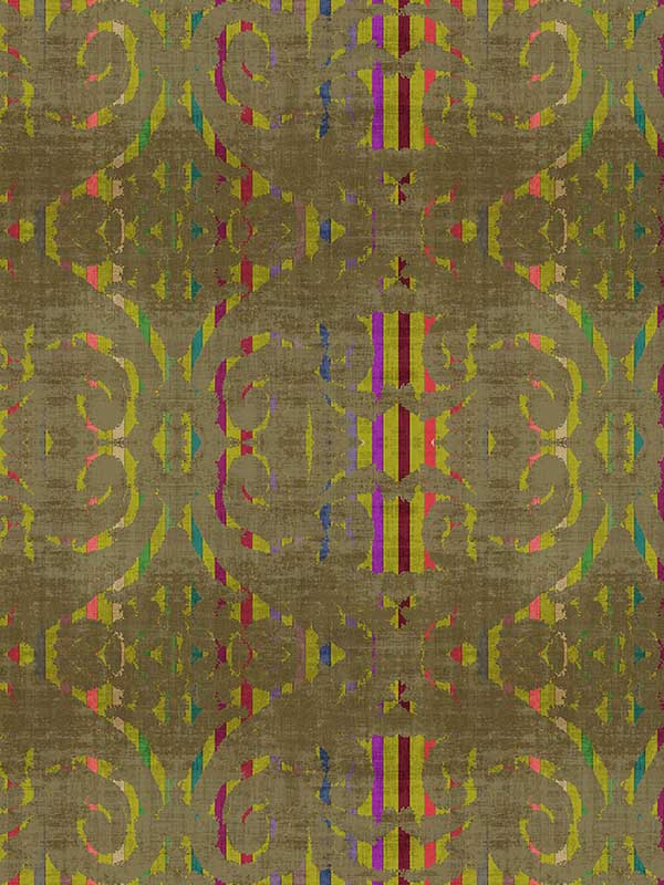 Scalamandre WNM0001DAPP Dapper Chartreuse Wallpaper