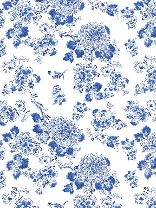 Scalamandre WNM0001HERI Heritage Blue Wallpaper