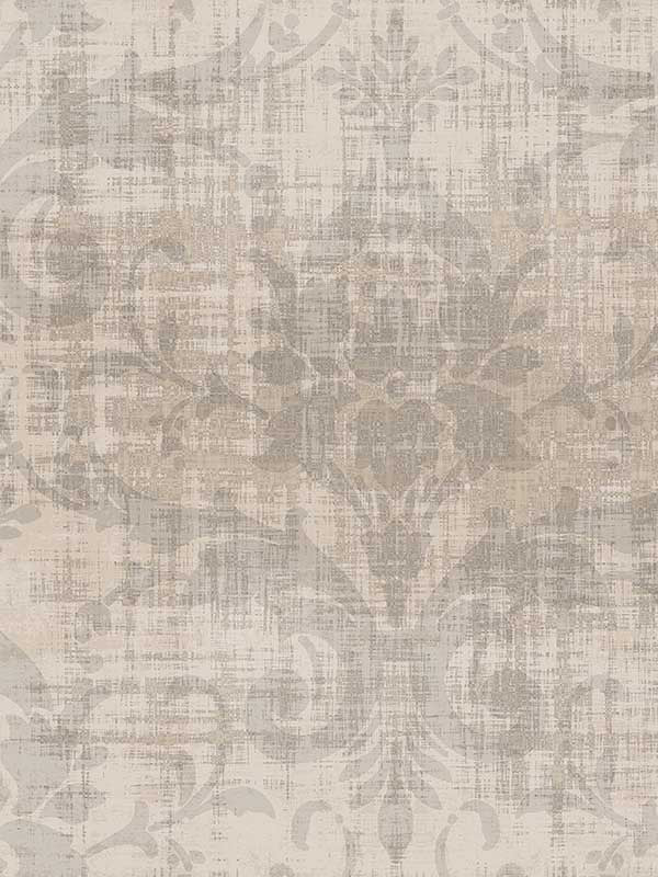 Scalamandre WNM0003BALL Ballroom French Gray Wallpaper