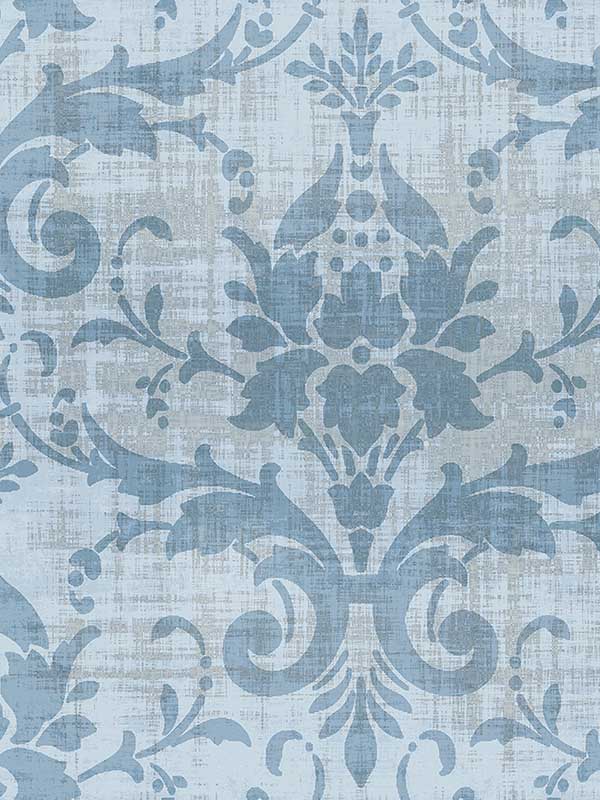 Scalamandre WNM0006BALL Ballroom Slate Wallpaper