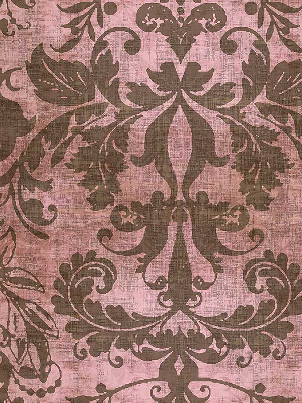 Scalamandre WNM0008PALA Palace Damask Blush Wallpaper