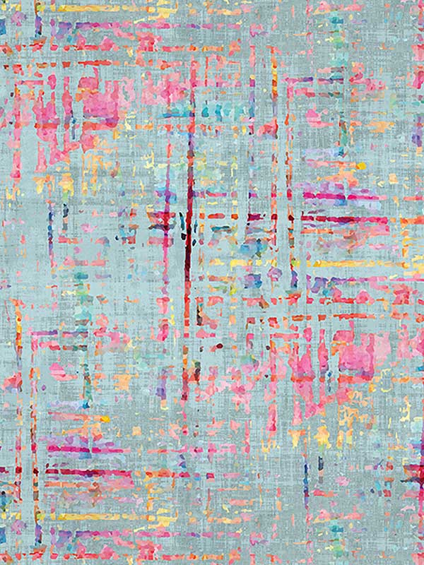 Scalamandre WNM1006COCO Coco Bleu Wallpaper