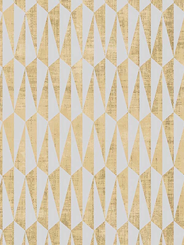 Scalamandre WNM1018TRIP Tripod Gold Wallpaper