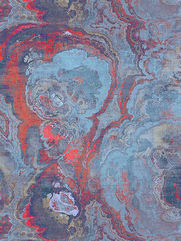Scalamandre WNM1027AGAT Agate Lava Wallpaper