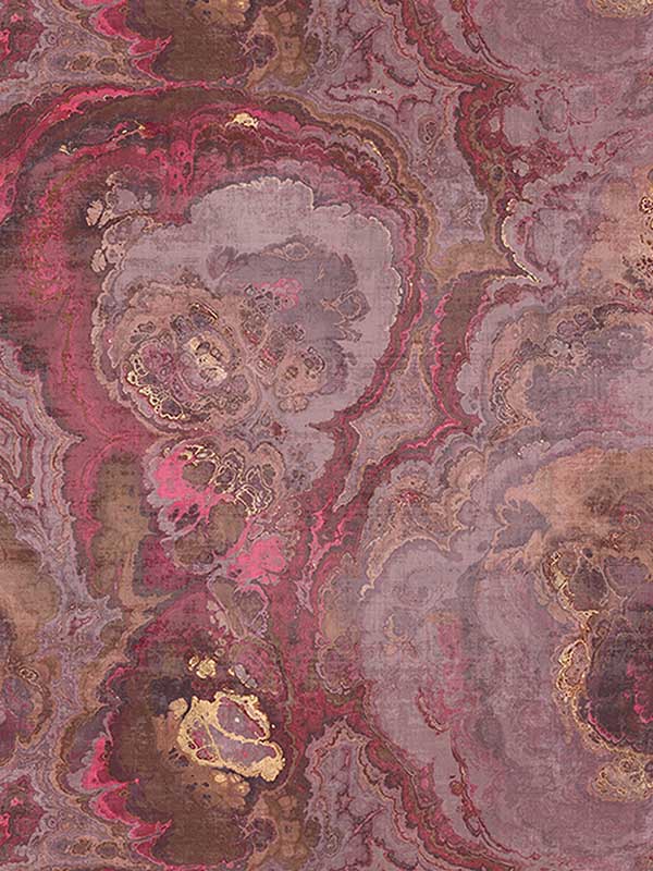 Scalamandre WNM1039AGAT Agate Roccocco Wallpaper