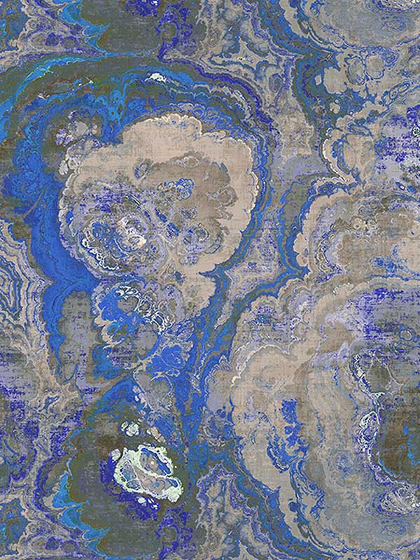 Scalamandre WNM1046AGAT Agate Sodalite Wallpaper