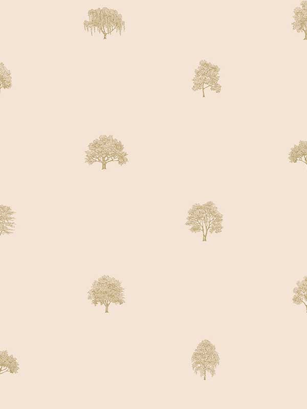 Scalamandre WSB00040227 Arboretet Pink Wallpaper