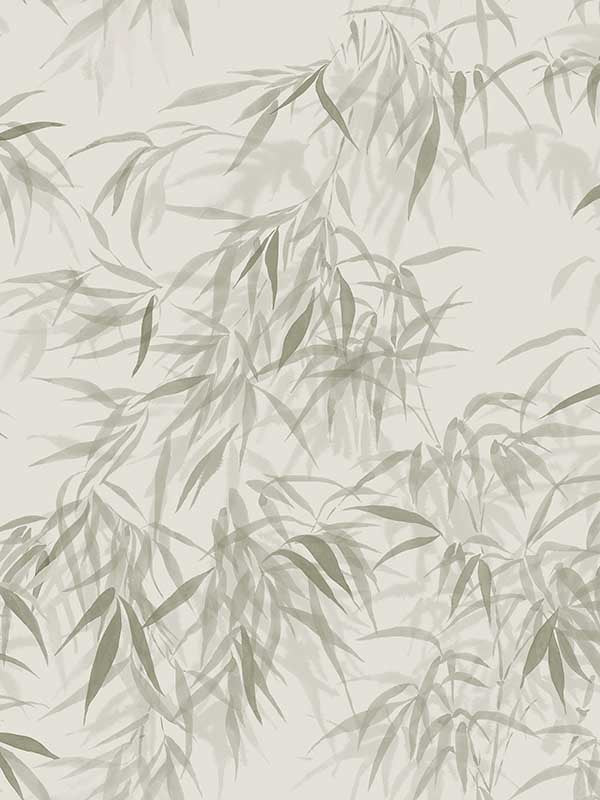Scalamandre WSB0006S1011 Jon Olive Green Wallpaper
