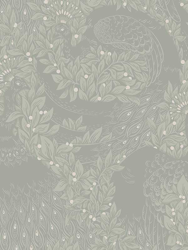 Scalamandre WSB00071012 Evelina Sage Green Wallpaper