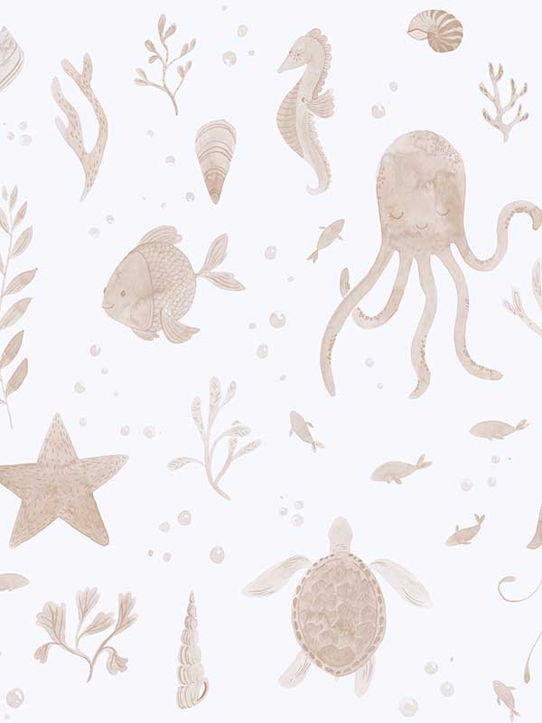 Scalamandre WSB00230243 Della Coral Wallpaper