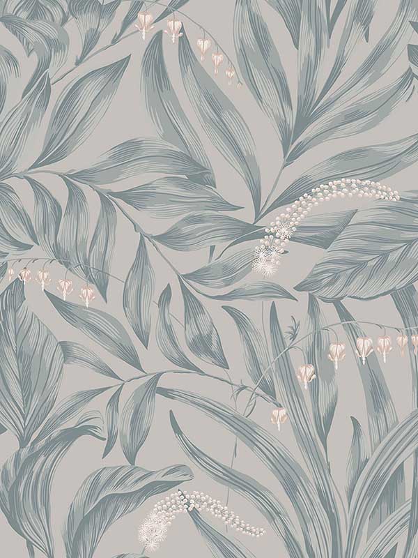 Scalamandre WSB00260837 Elin Misty Blue Wallpaper