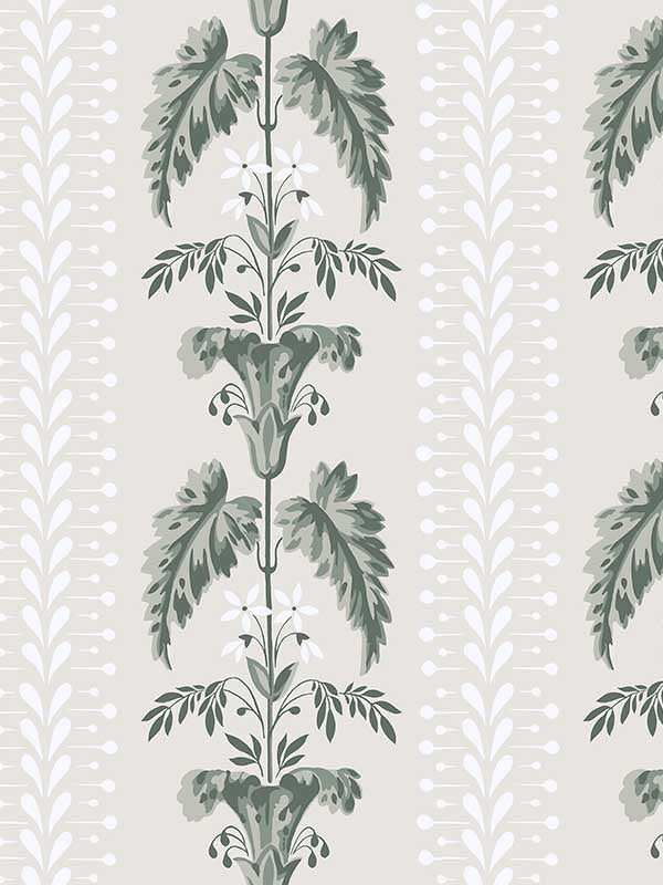 Scalamandre WSB00280831 Sophie Spring Green Wallpaper