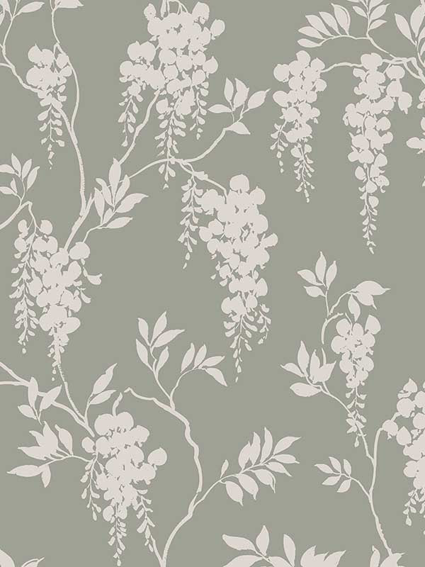 Scalamandre WSB00280833 Hedvig Garden Green Wallpaper