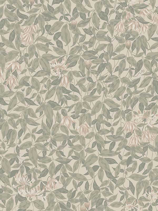 Scalamandre WSB00380838 Linnea Garden Green Wallpaper