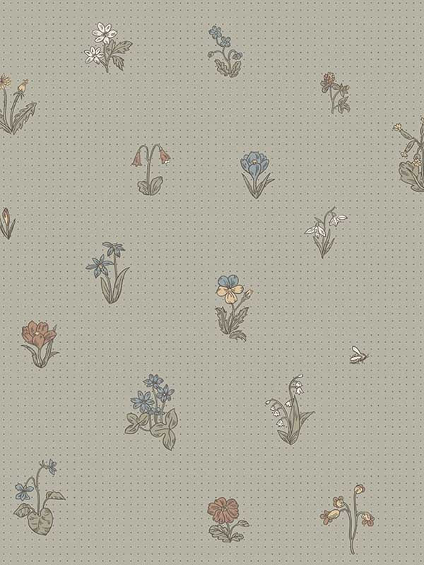 Scalamandre WSB00380841 Maja Sage Green Wallpaper