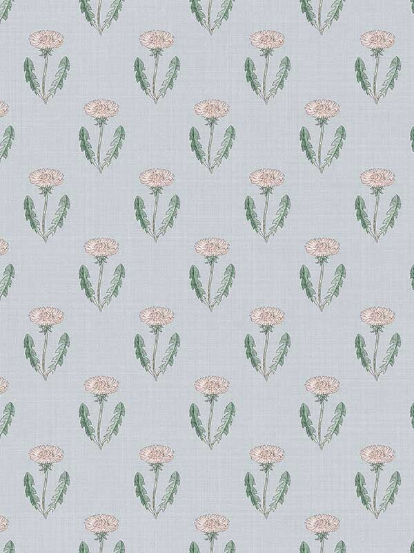 Scalamandre WSB0038S1013 Maskrosen Soft Blue Wallpaper