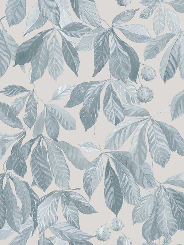 Scalamandre WSB00451014 Kersti Soft Blue Wallpaper