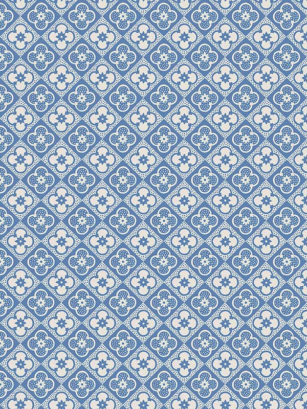Scalamandre WSB00501015 Lyckan Sapphire Wallpaper