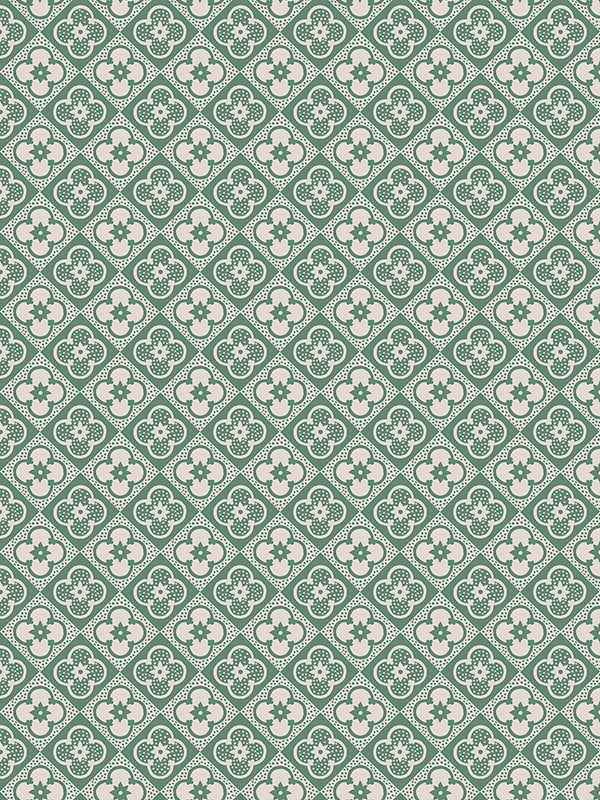 Scalamandre WSB00531015 Lyckan Emerald Wallpaper
