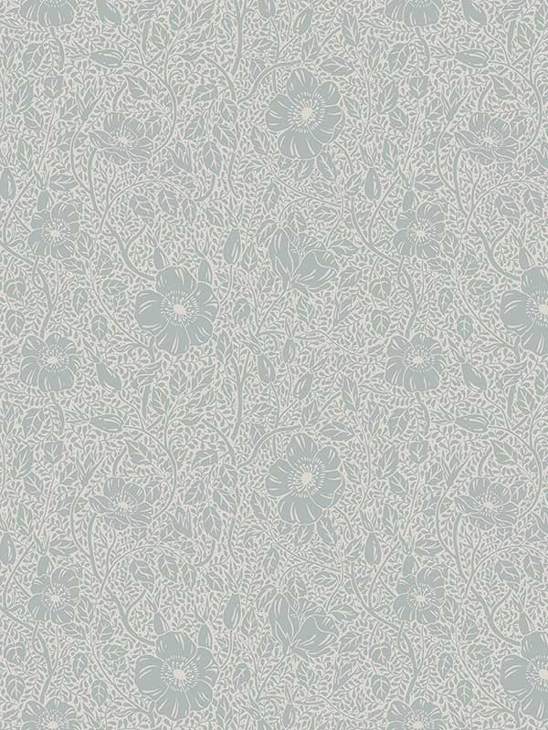 Scalamandre WSB00560814 Anton Misty Blue Wallpaper