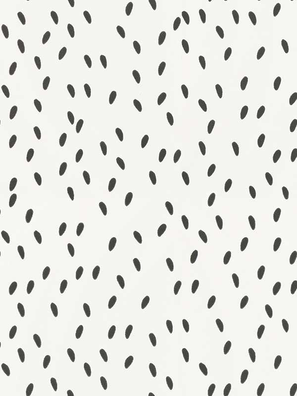 Scalamandre WSB00810415 Ella Black Wallpaper