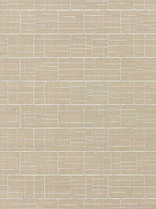 Scalamandre WTT661513 Mechanical Workmanship Creme Wallpaper