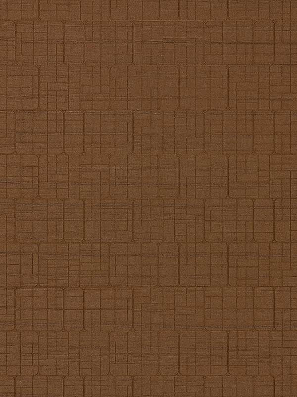 Scalamandre WTT661518 Mechanical Workmanship Copper Wallpaper