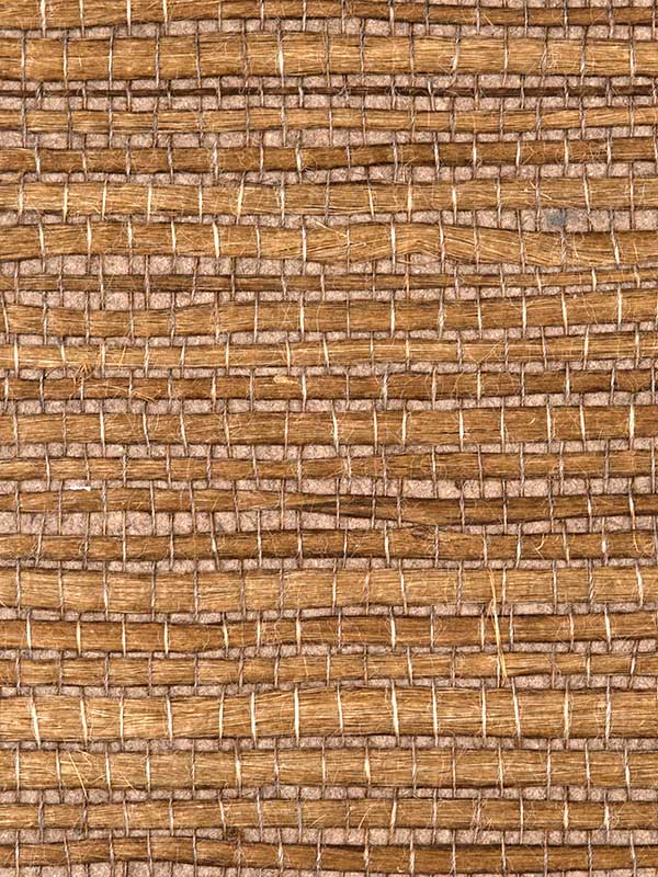 Scalamandre WTW0417JUST Justin Jute Cocao Wallpaper