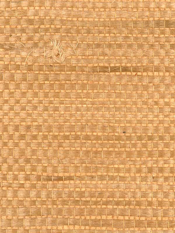 Scalamandre WTW0431JUST Justin Jute Tobacco Wallpaper