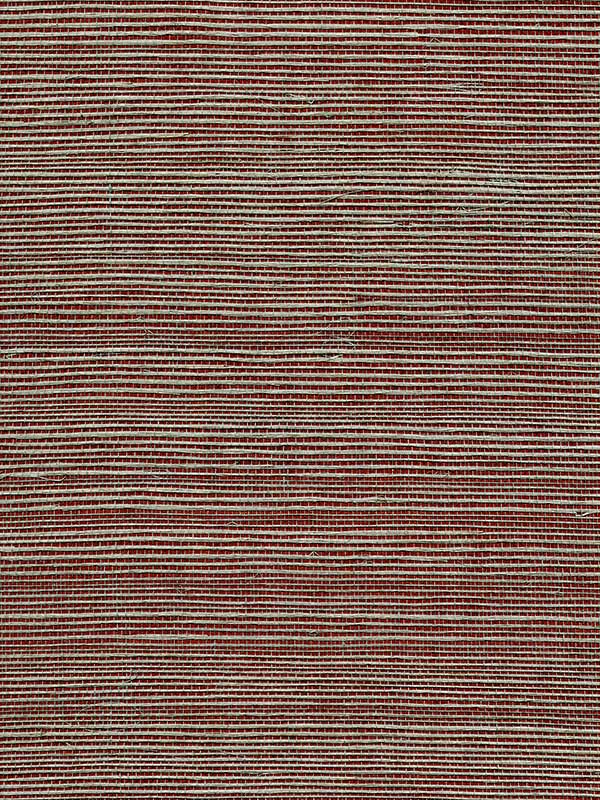 Scalamandre WTWGT3926 Organic Dual Tone Sisal Blue Spice Wallpaper