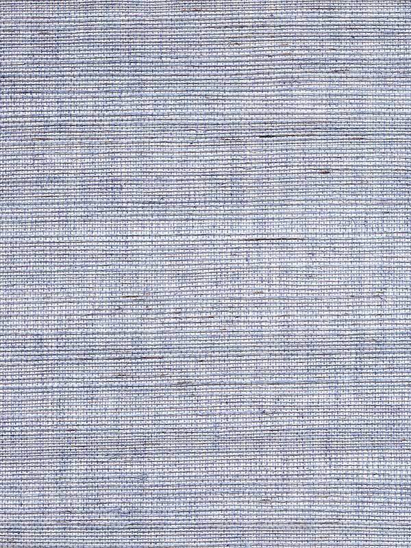 Scalamandre WTWGT3929 Organic Sisal Sea Blue Wallpaper