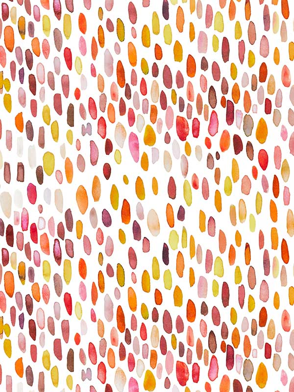 Scalamandre GW0004WP88507 Jamboree Berry Lemonade Wallpaper