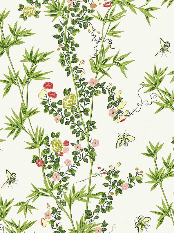 Scalamandre SC0001WP88375 Jardin De Chine Spring Wallpaper
