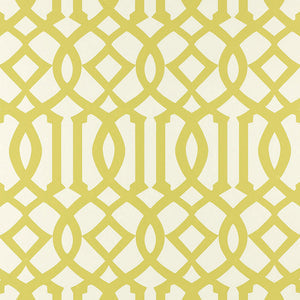 Schumacher - Imperial Trellis - Citrine - 2707213 - Wallpaper