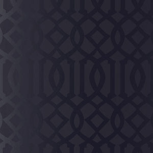 Schumacher - Imperial Trellis - Onyx Gloss - 2707215 - Wallpaper