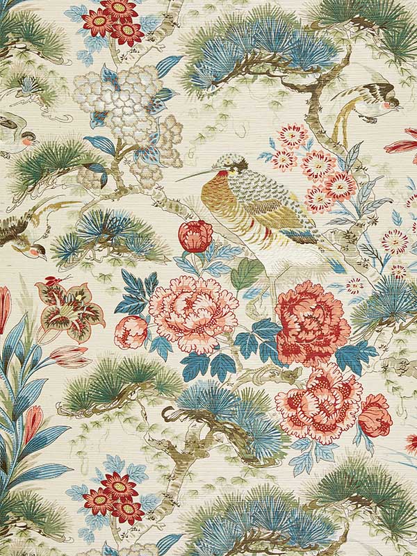 Scalamandre SC0004WP88380 Shenyang Sisal Sandalwood Wallpaper