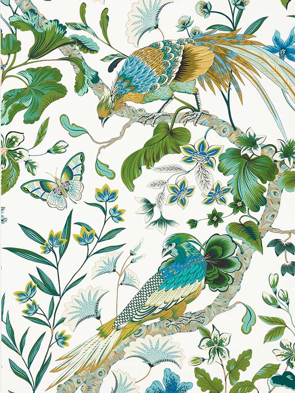 Scalamandre WJR00046822D Botany Bay Forest Wallpaper
