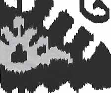 Quadrille - Kazak - 302830W-19WP - Black Metallic Silver