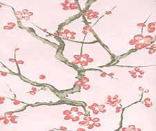 Quadrille - Cherry Branch - 306500W-04WP - Pale Pink Pink Taupe