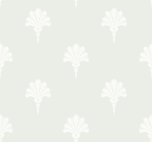 Seabrook Summer Fan White Sands Wallpaper