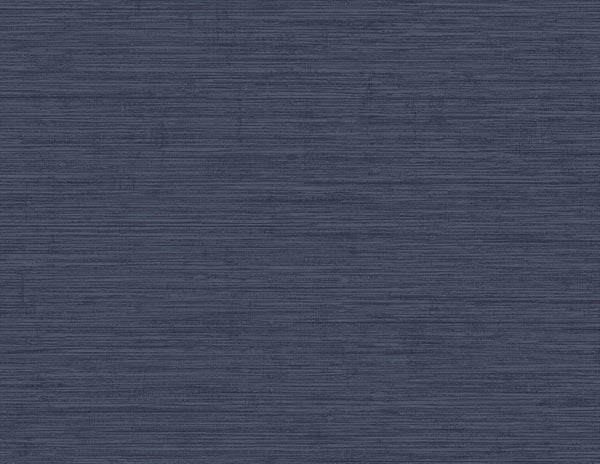 Seabrook Nautical Twine Stringcloth Coastal Blue Wallpaper