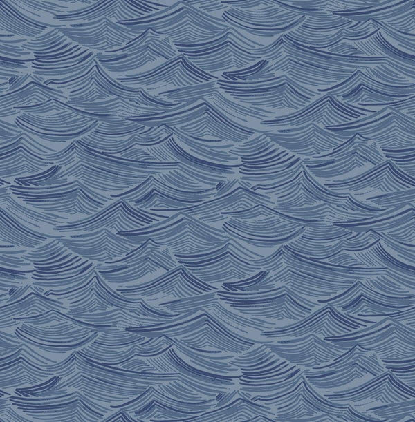 Seabrook Calm Seas Carolina Blue Wallpaper