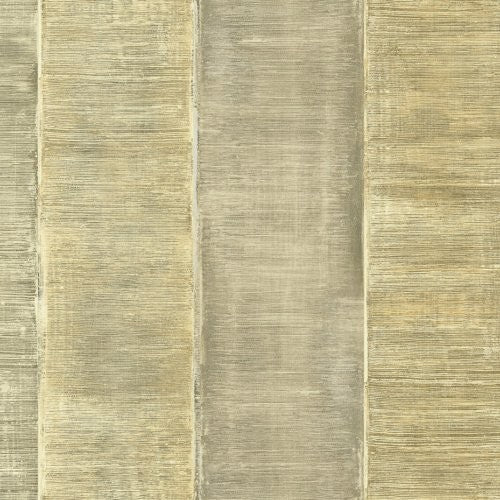 Seabrook Kepler Stripe Antique Gold Wallpaper