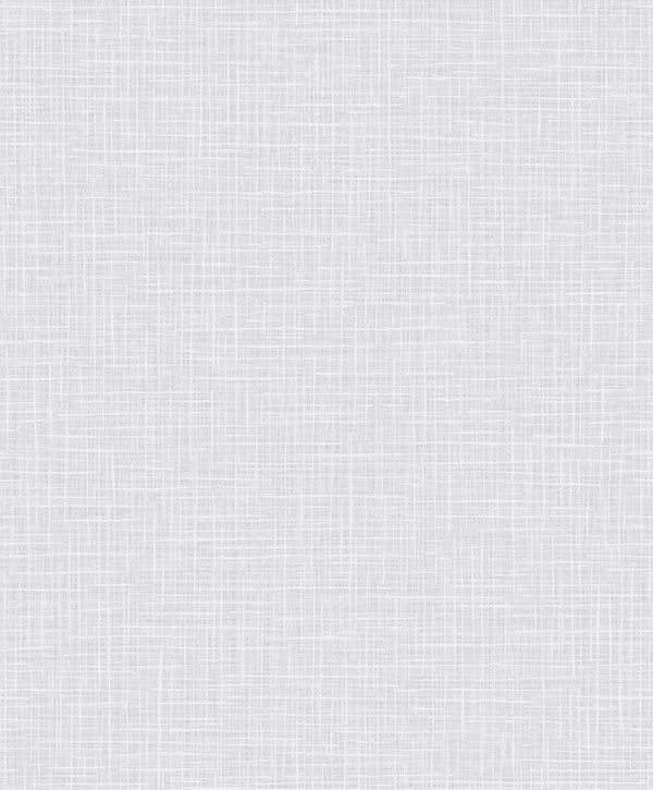 Seabrook Glisten Weave Metallic Silver And Off-White Wallpaper