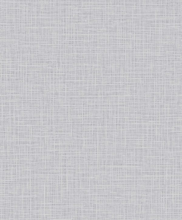 Seabrook Glisten Weave Metallic Silver And Gray Wallpaper