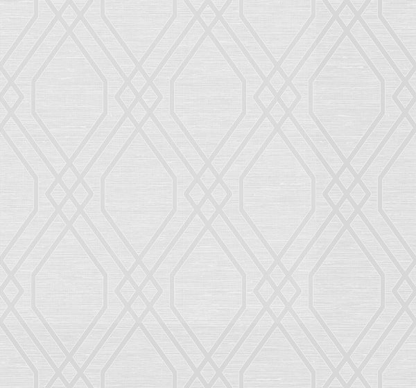 Seabrook String Diamond Metallic Pearl Wallpaper