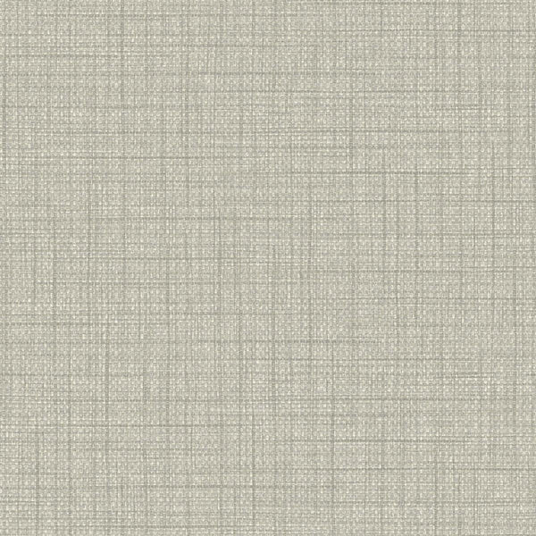 Seabrook Woven Raffia Mindful Gray Wallpaper