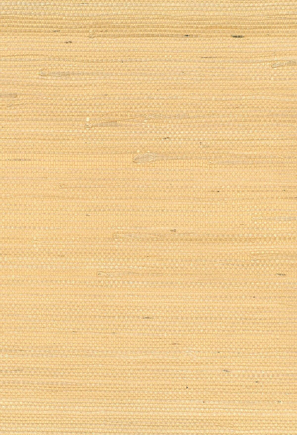 Seabrook Jute Yellow/Gold Wallpaper