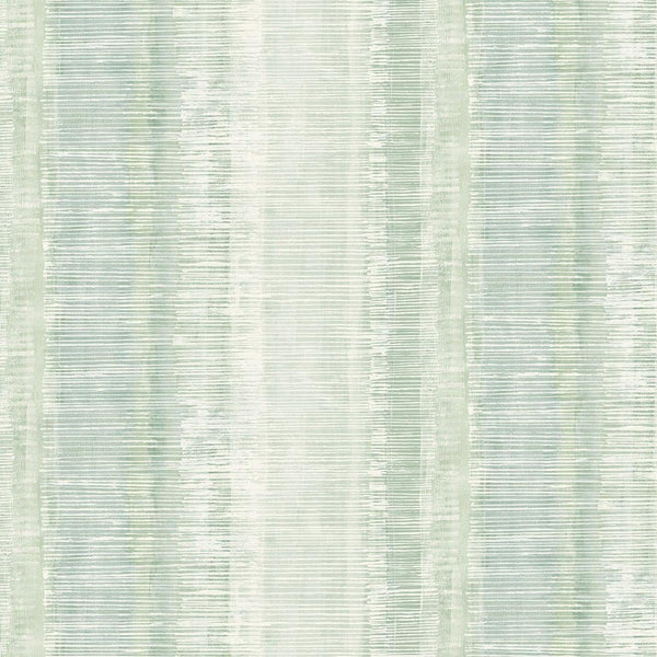 Seabrook Tikki Natural Ombre Washed Jade And Aloe Wallpaper